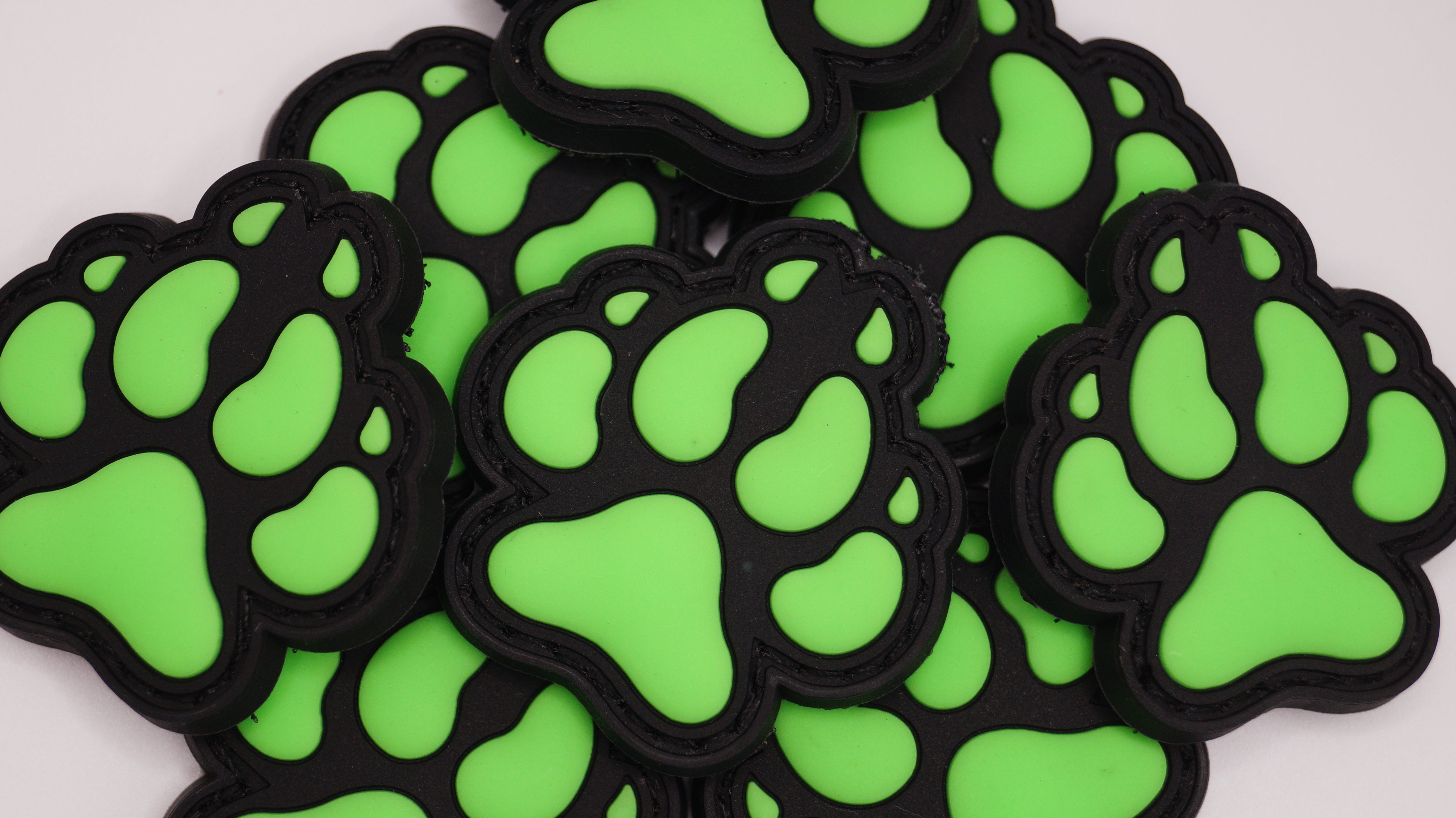 DogPaw 3D Rubberpatch Green