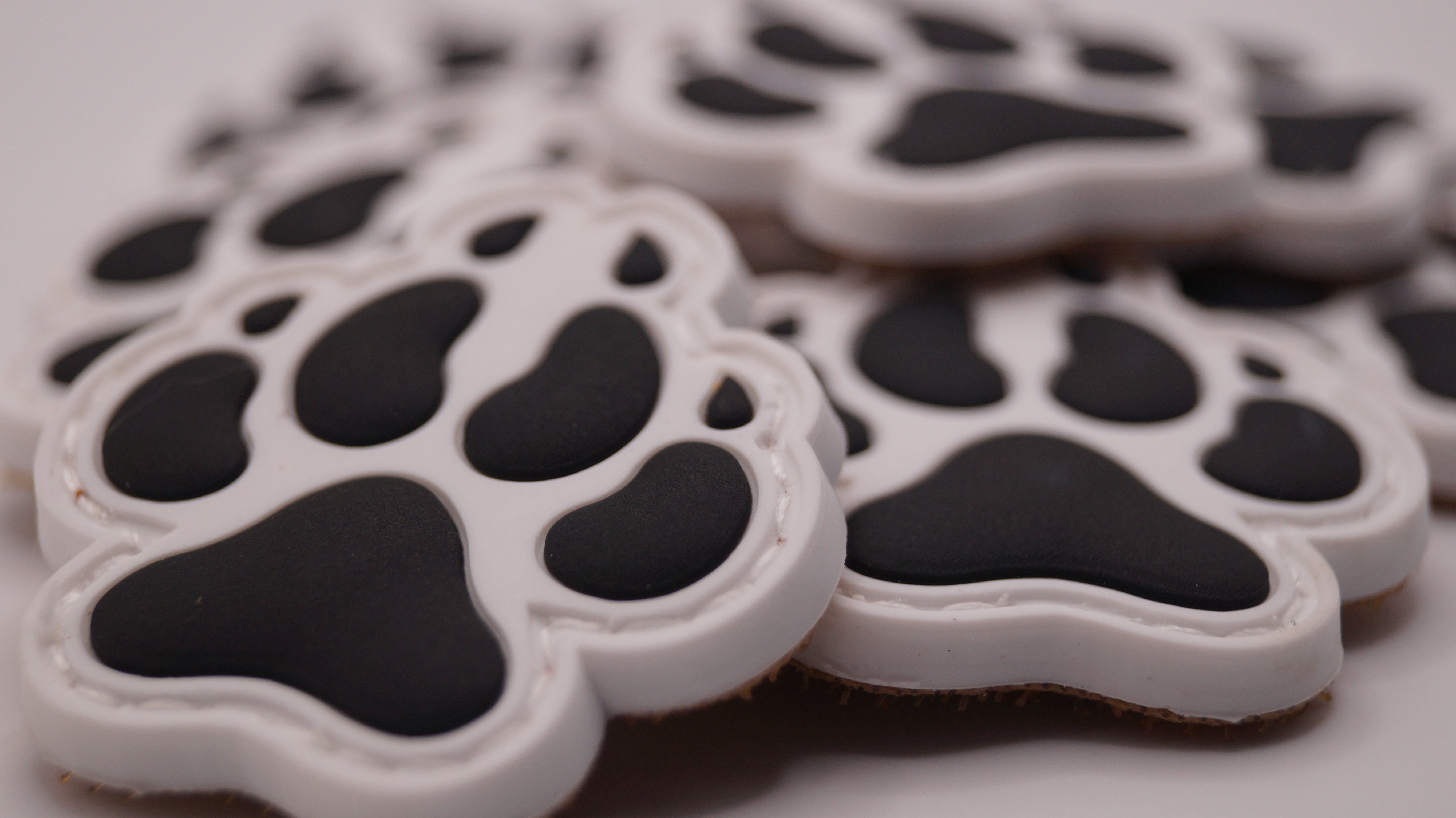 DogPaw 3D Rubberpatch Black