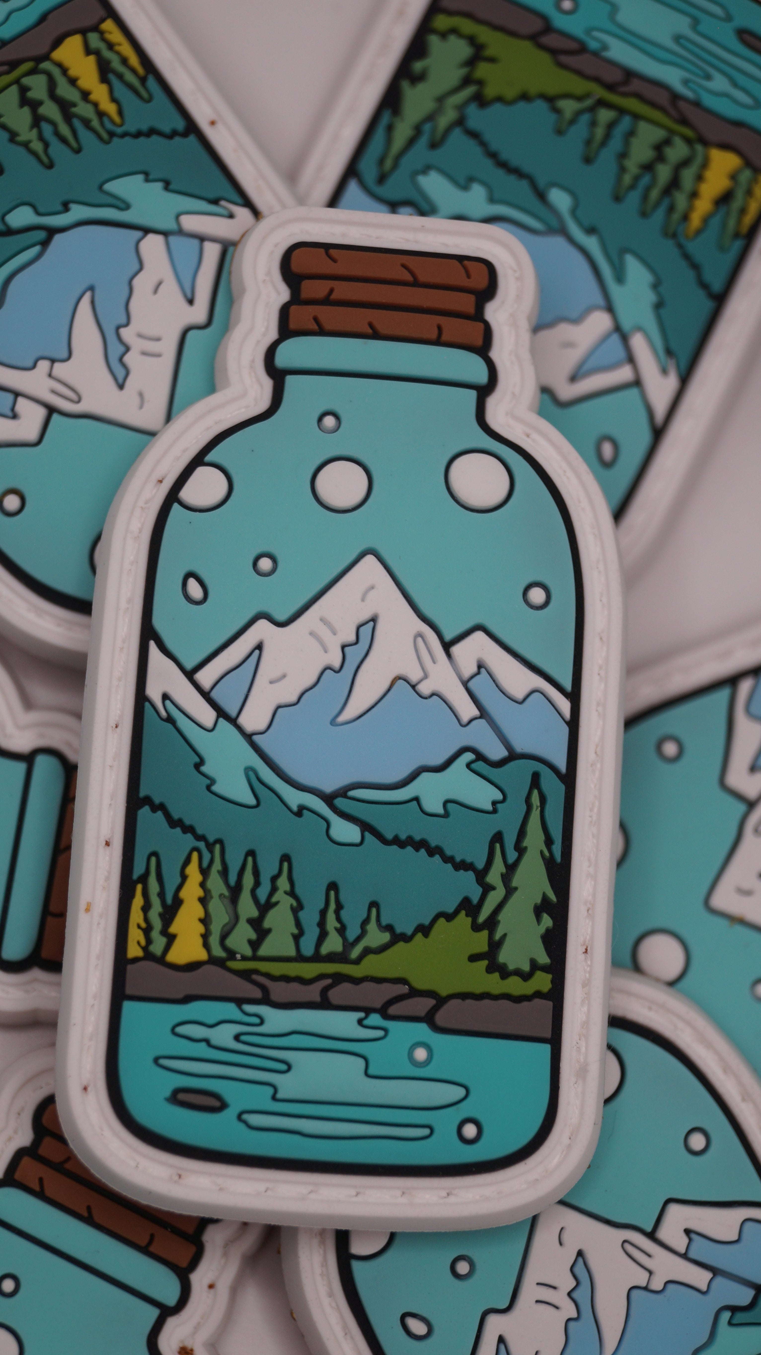 View in a Bottle 3D Rubberpatch