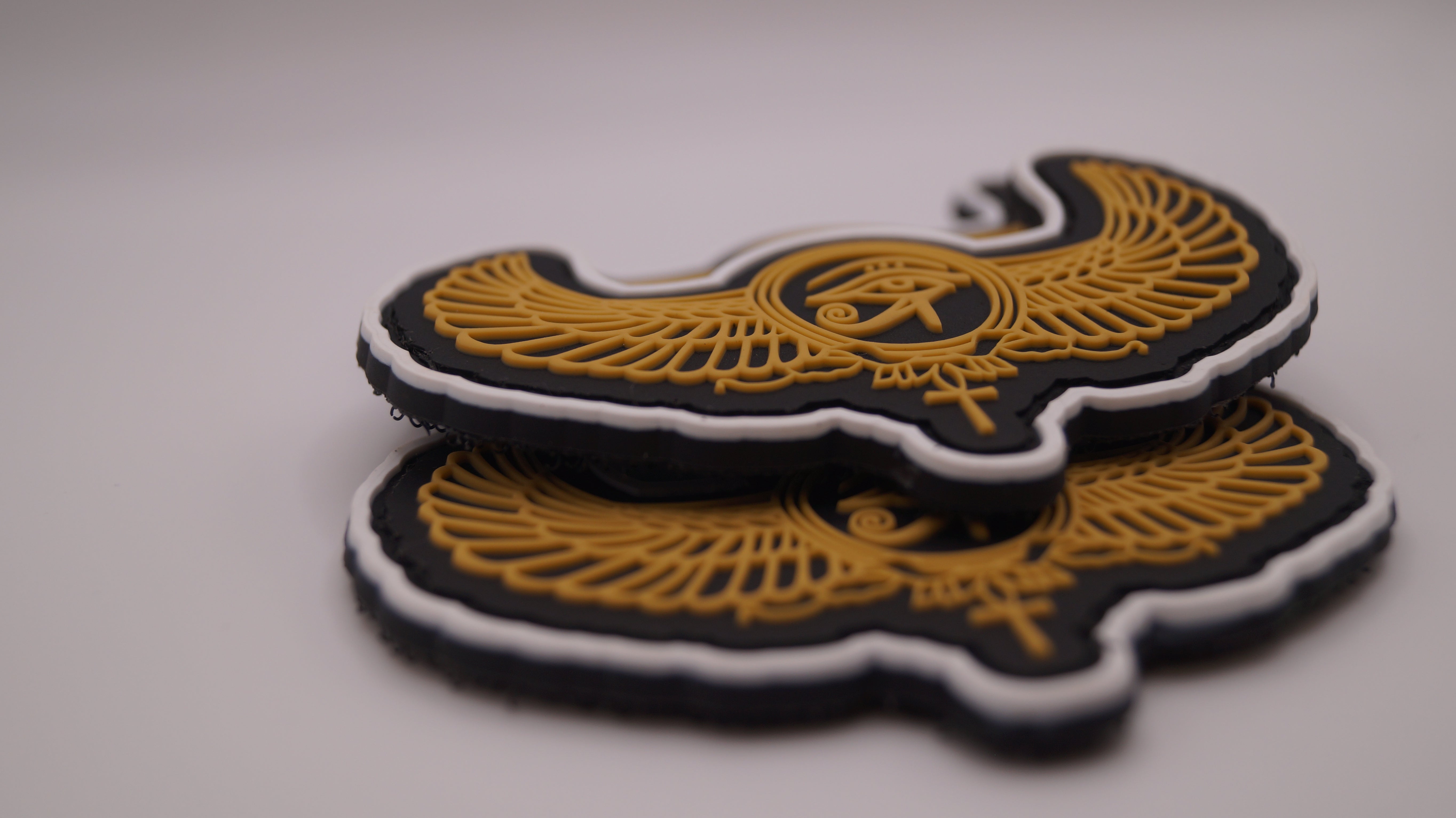 Horus Eye Patch gold, 3D Rubber Patch - Patch Snatched