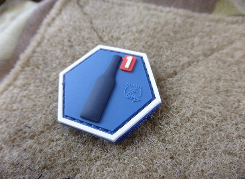 BEER REQUEST Hexagon Patch,3D Rubber Patch, HexPatch