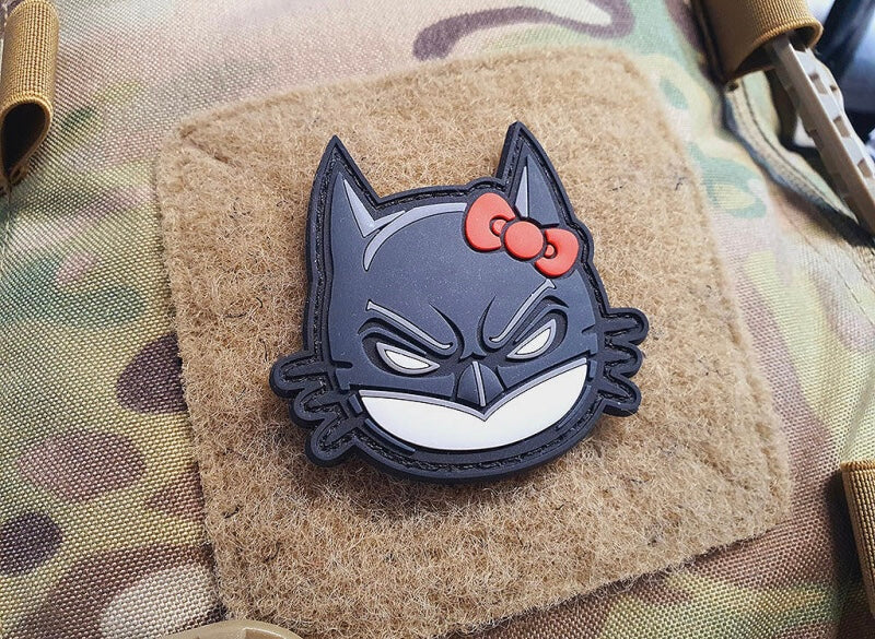 BadKat Mask Patch, fullcolor, 3D Rubber Patch