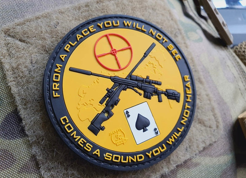Sniper Patch, orange, 3D Rubber Patch