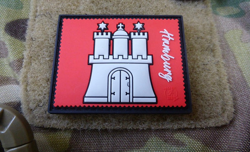 HAMBURG Stamp Collection Patch, 3D Rubber Patch
