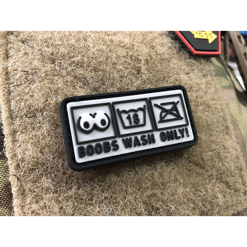 Boobs Wash Only Patch / 3D Rubber Patch