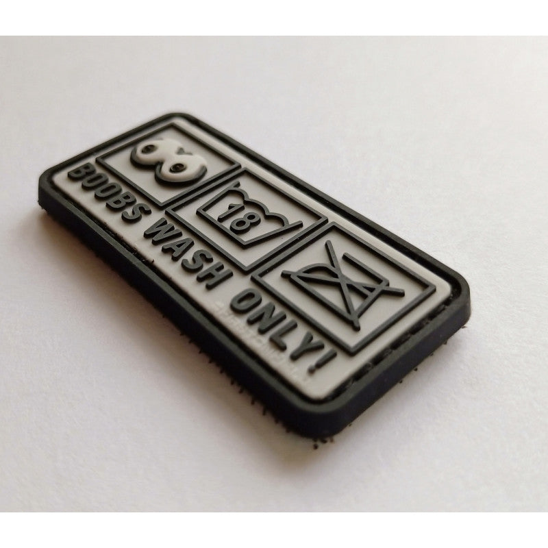 Boobs Wash Only Patch / 3D Rubber Patch