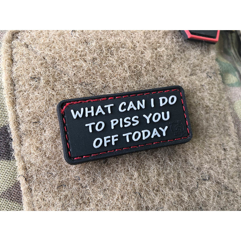 WHAT CAN I DO Patch,3D Rubber Patch