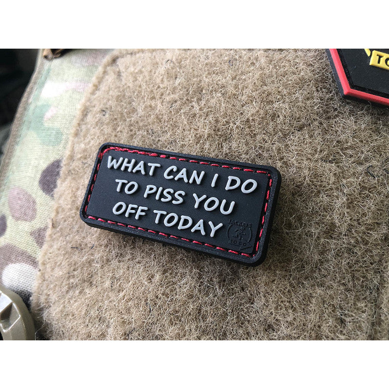 WHAT CAN I DO Patch,3D Rubber Patch