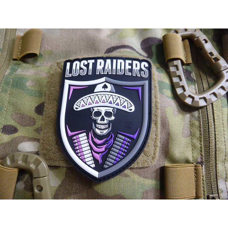 LOST RAIDERS Patch, fullcolor, 3D Rubber Patch