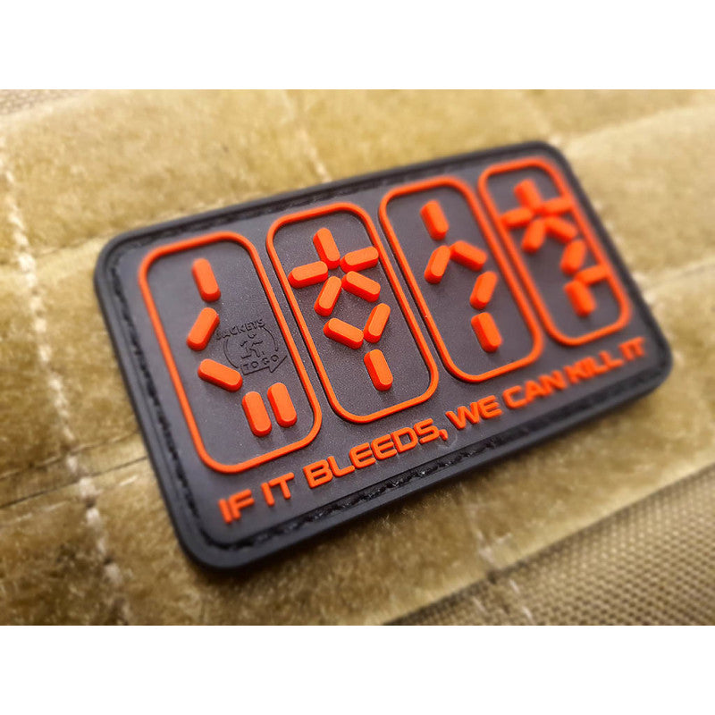 IF IT BLEEDS, WE CAN KILL IT Patch, 3D Rubber Patch