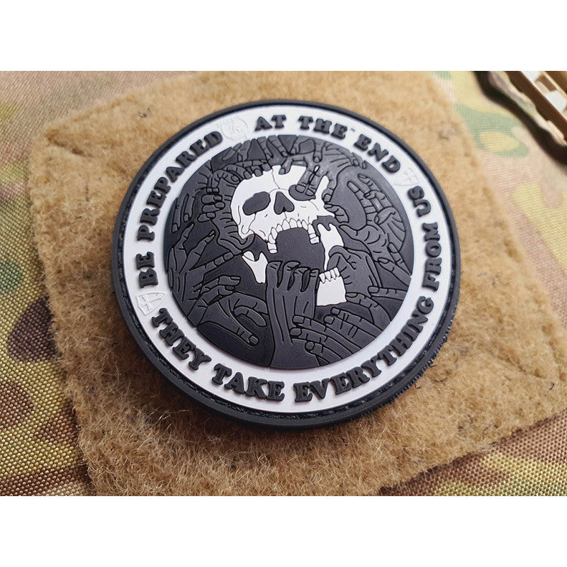 AT THE END Patch, special edition, 3D Rubber Patch
