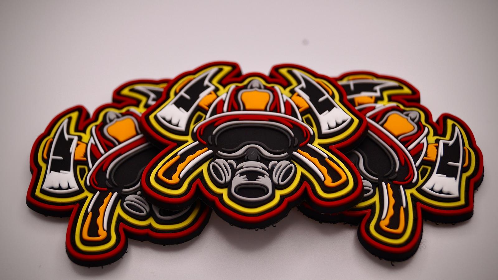 Firefighter 3D Rubber Patch