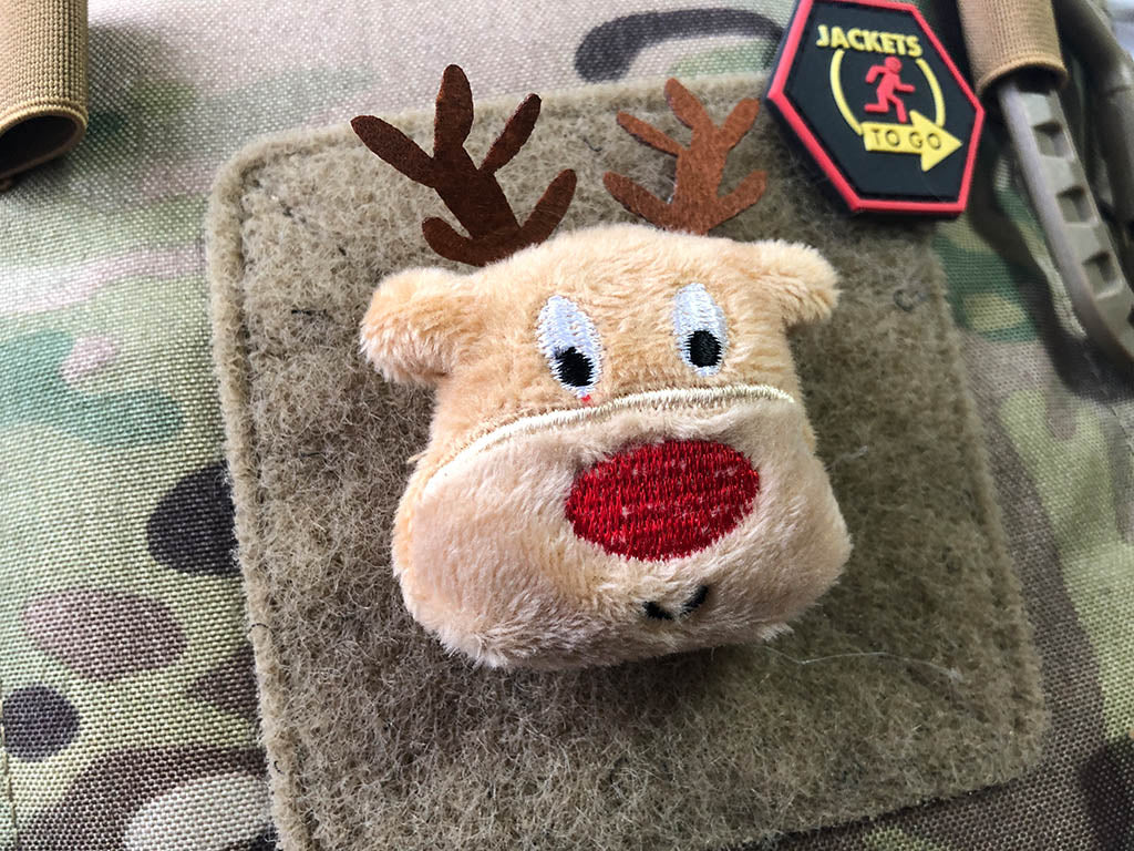 Patch en tissu RedNose, avec fläche sur la page de voyage