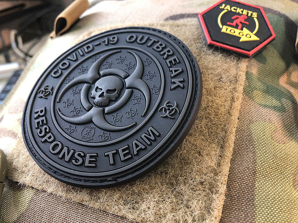 COVID 19 OUTBREAK RESPONSE TEAM Patch, blackops / 3D Rubber Patch - Patch Snatched