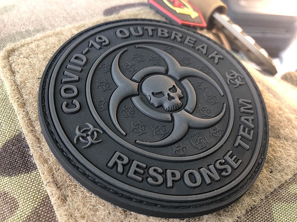 COVID 19 OUTBREAK RESPONSE TEAM Patch, blackops / 3D Rubber Patch - Patch Snatched