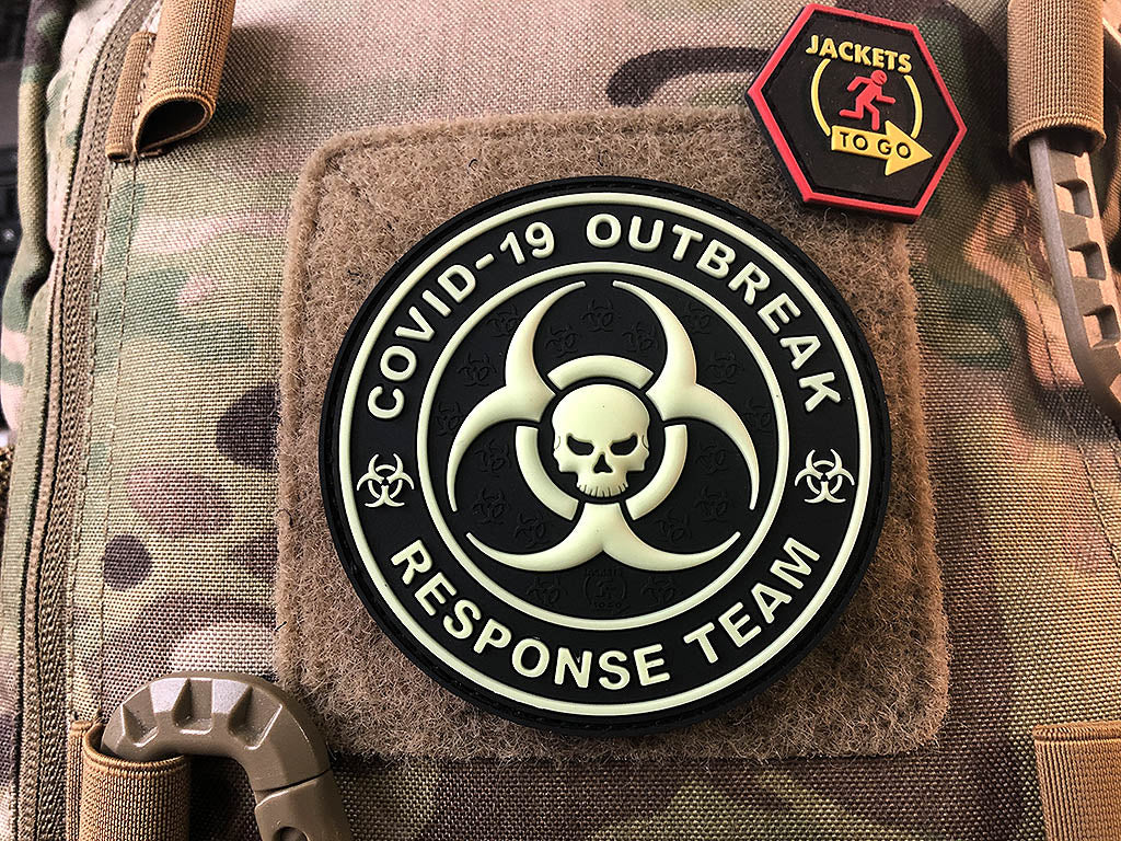 COVID 19 OUTBREAK RESPONSE TEAM Patch, gid / 3D Rubber Patch - Patch Snatched