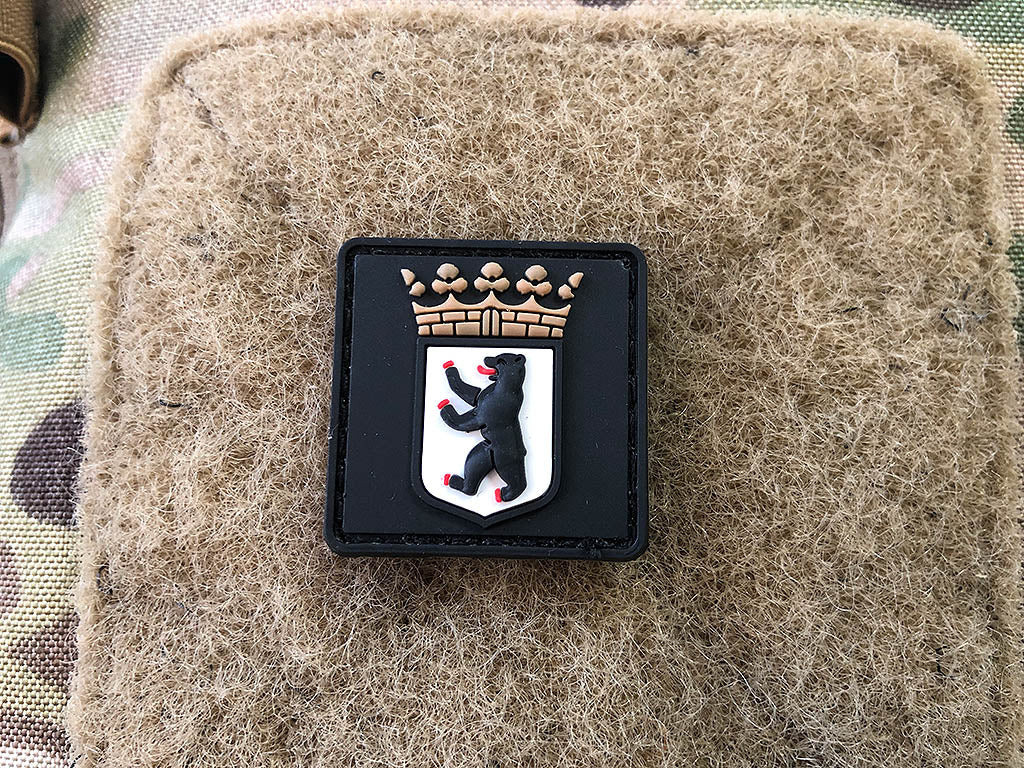 Berliner Bär, 30mm Patch / 3D Rubber Patch