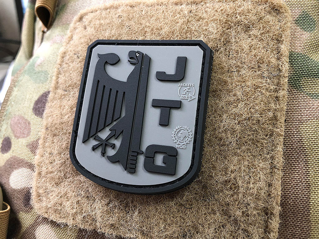 Joint Task Group Patch, steingrau-oliv / 3D Rubber Patch