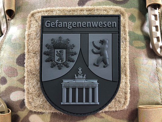 Ärmelabzeichen Gefangenenwesen, blackops / 3D Rubber Patch