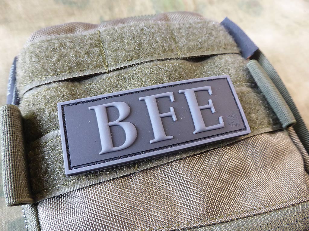 Funktionsabzeichen BFE / Beweis und Festnahme Einheit Patch, blackops / 3D Rubber patch