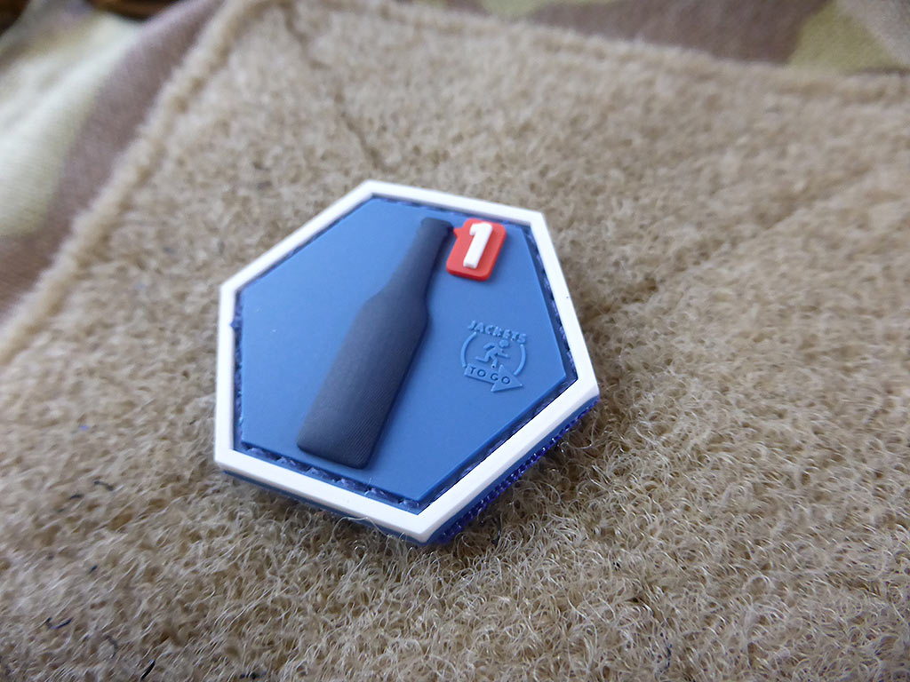 BIÈRE DEMANDE Hexagon Patch / Patch en caoutchouc 3D, HexPatch