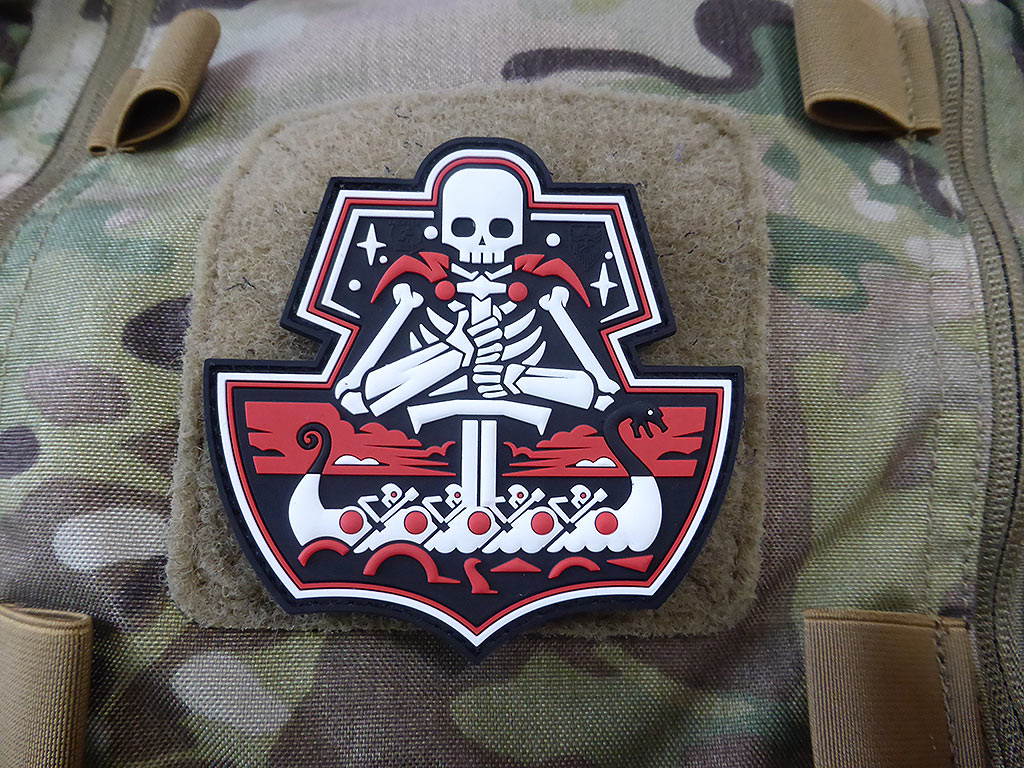 GhostShip Skull Patch Version Two, fullcolor / 3D Rubber Patch