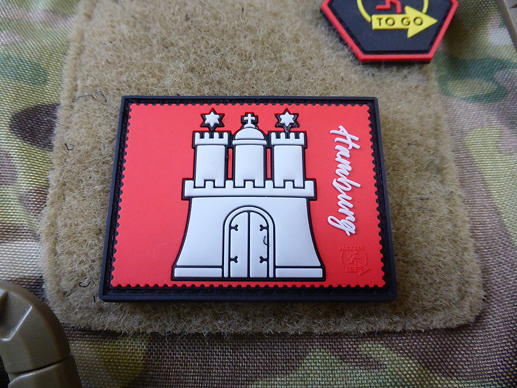 Hamburger Stempelsammlungs-Patch / 3D-Rubber-Patch