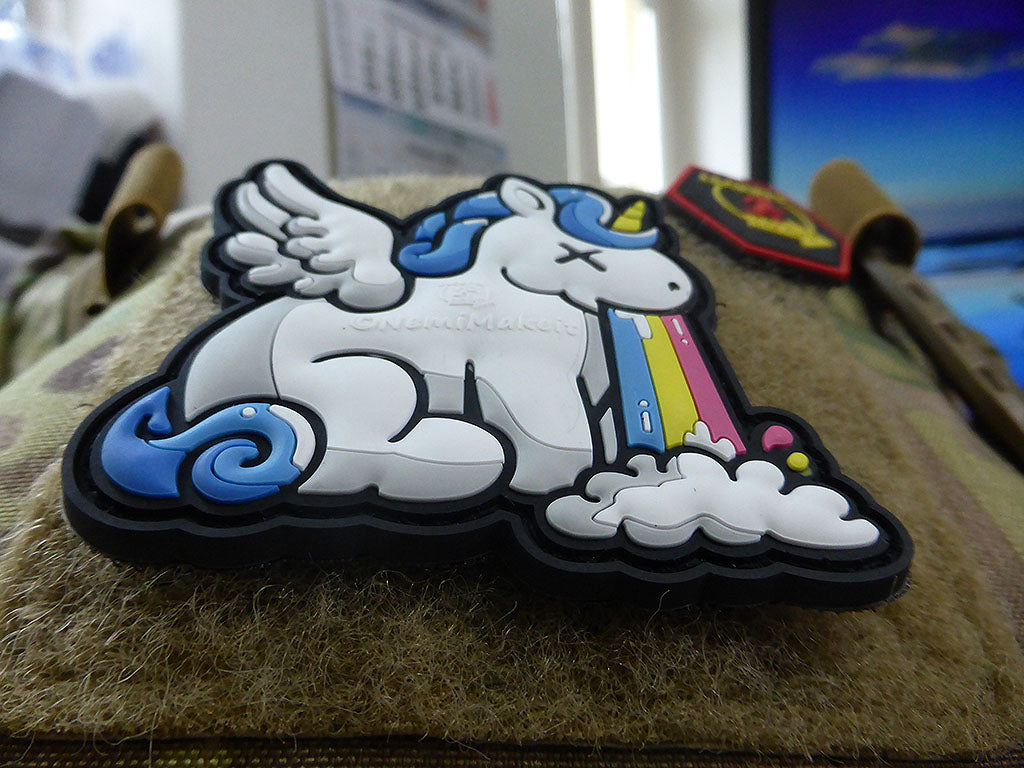 Berauschtes Einhorn / Drunk Unicorn Patch, 3D Rubber Patch - Patch Snatched