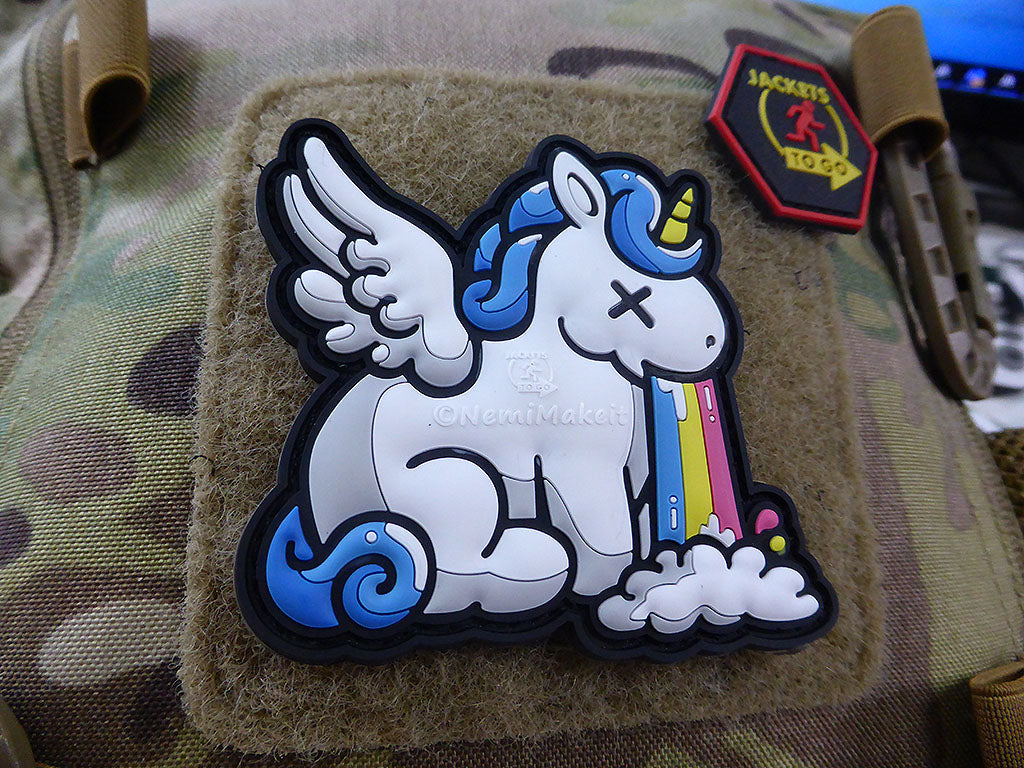 Berauschtes Einhorn / Drunk Unicorn Patch, 3D Rubber Patch - Patch Snatched