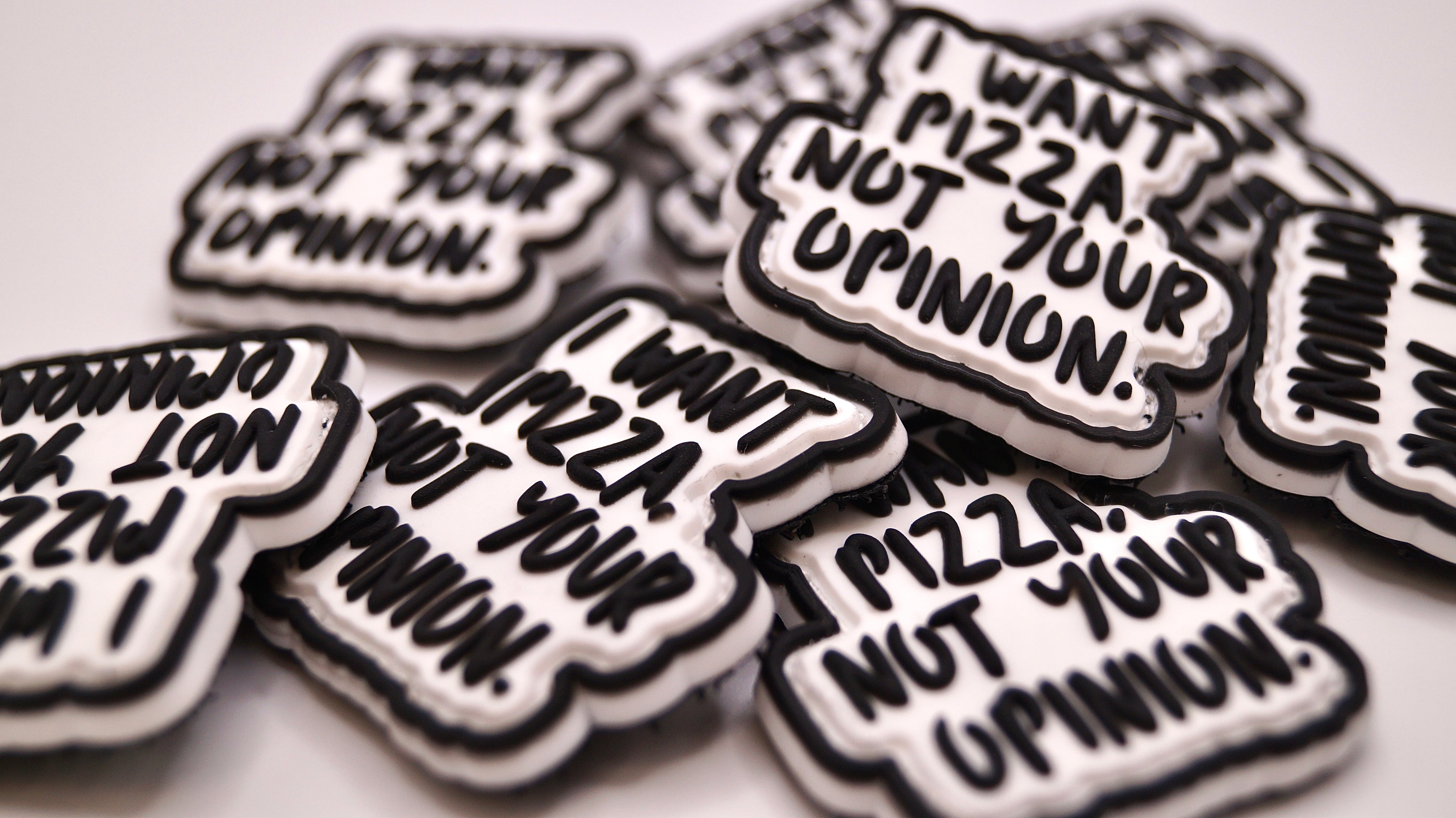 Pizza 3D Rubber Patch
