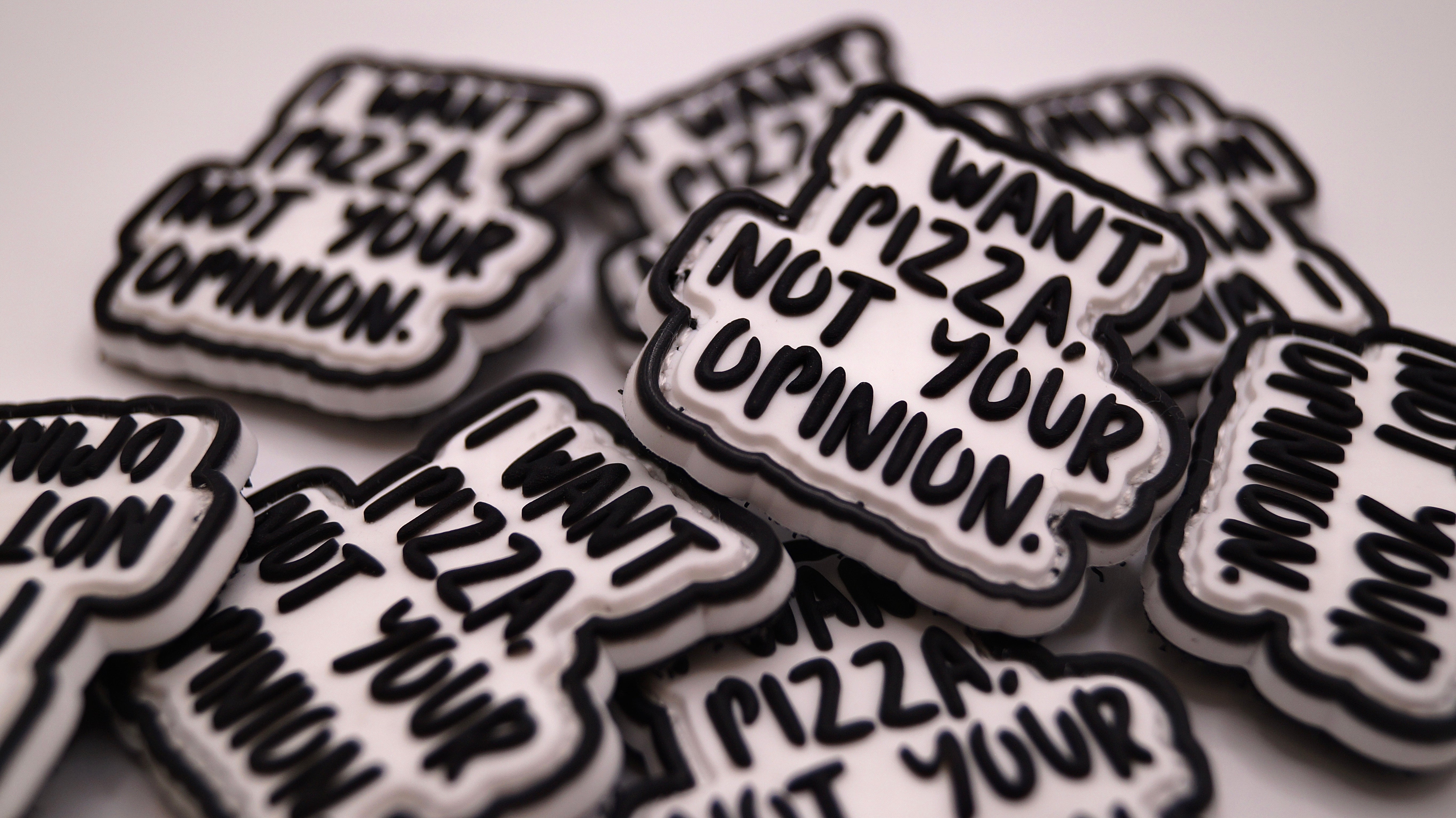 Pizza 3D Rubber Patch
