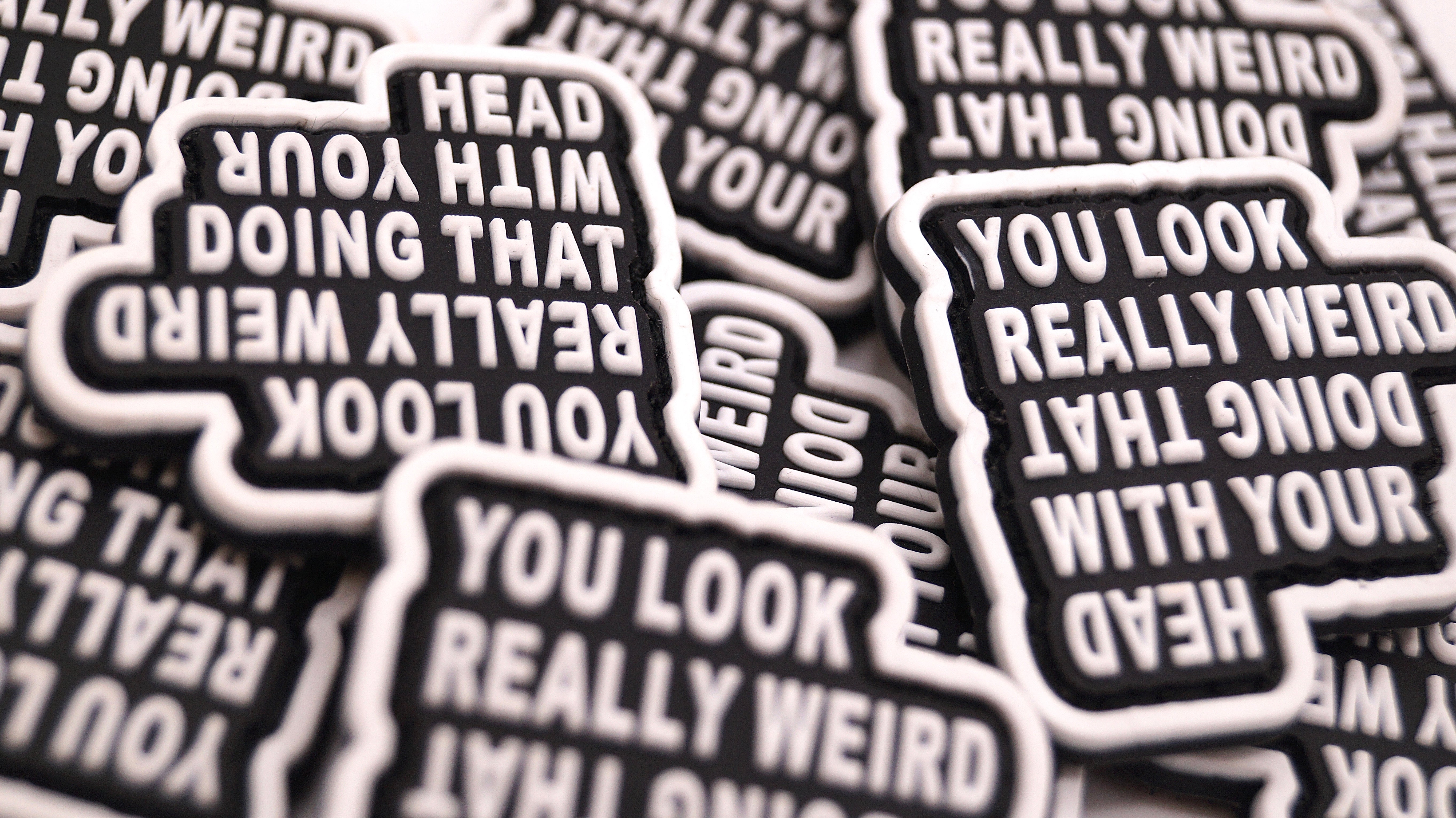 Rolling Head 3D Rubber Patch