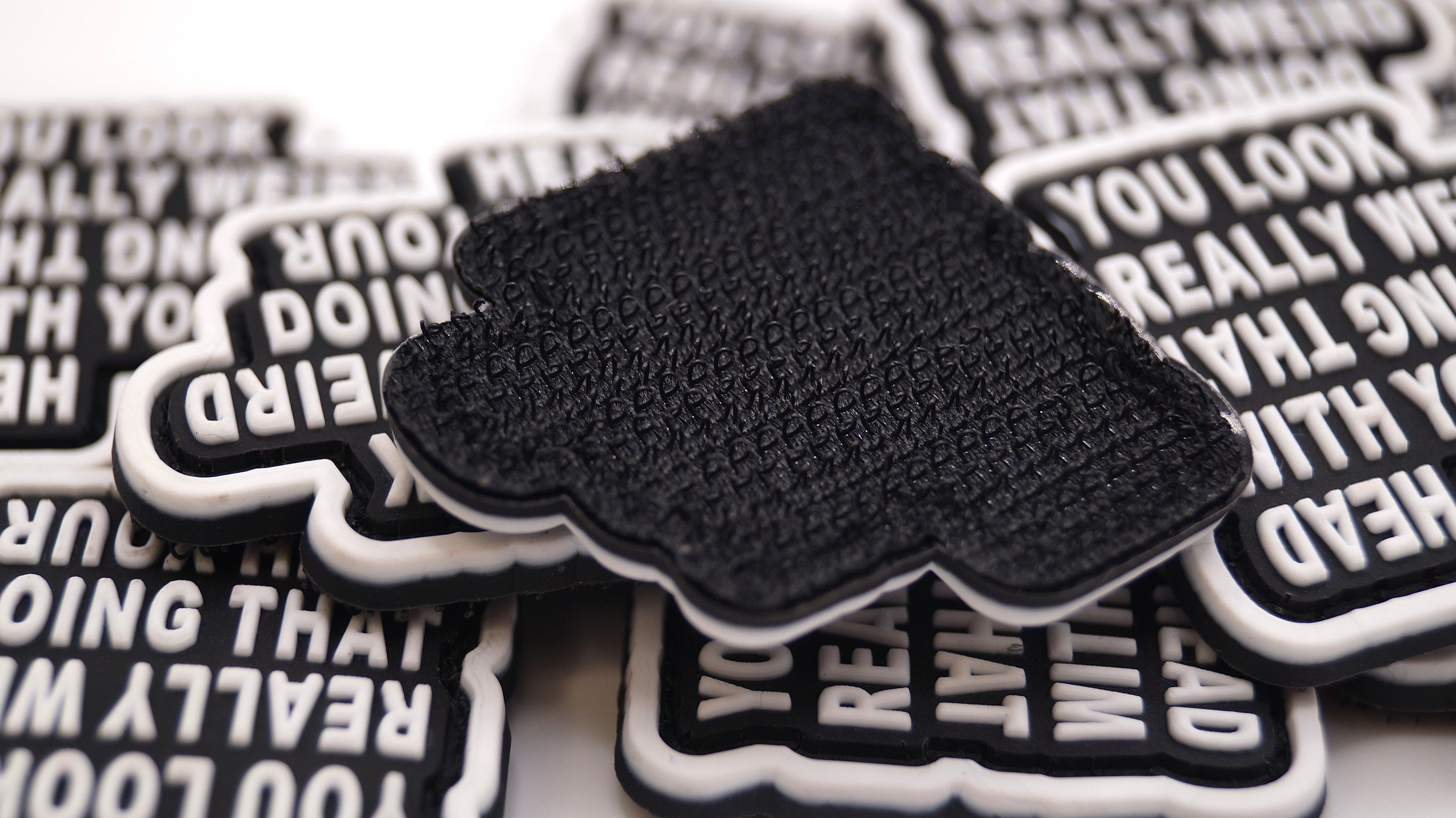 Rolling Head 3D Rubber Patch