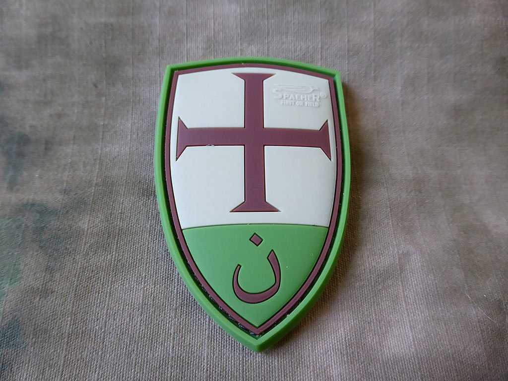 Crusader Shield Patch, multicam / 3D Rubber Patch