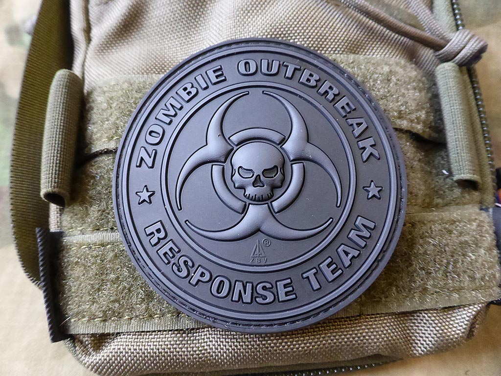 Zombie Outbreak Response Team Patch, blackops / 3D Rubber patch