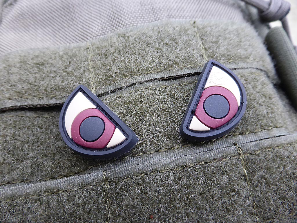 Angry Eyes Patch Set, fullcolor / 3D Rubber Patch